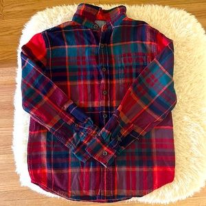 Cat & Jack size 6/7 boys flannel